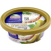 Сыр Хохланд 140г творожный с маринованными огурцами 