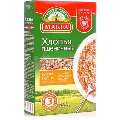 Хлопья Макфа 400г пшеничные