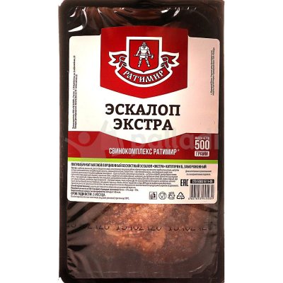 Эскалоп Экстра из свинины Ратимир  500г Срок до 27,05,17г