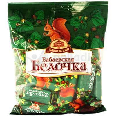 Конфеты Бабаевский 200г Белочка  1/14