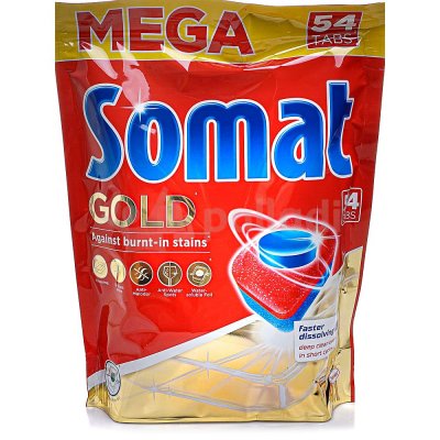 Таблетки для посудомоечной машины Somat Gold 54шт