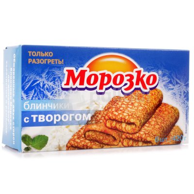 Блинчики Морозко с творогом 420 г 1/12