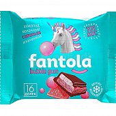 Шоколад FANTOLA молочный 60г с начинкой со вкусом Bubble Gum