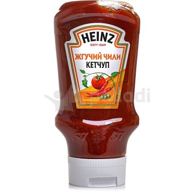 Кетчуп Heinz 460г жгучий чили (перевертыш) п/бут