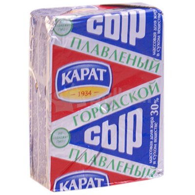 Сыр плавленый Карат 90г Городской 