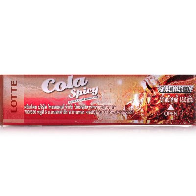 Жевательная резинка Lotte Spicy Cola 13,5г