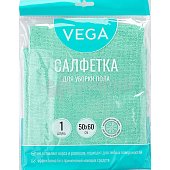 Салфетка для пола Vega 1шт 50*60см  Микрофибра