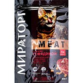 Корм для кошек WINNER MEAT c говядиной Black Angus 400г для взрослых 1+ Мираторг