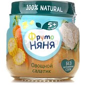 Пюре Фруто Няня 80г Овощной салатик