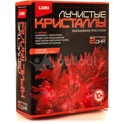 Лучистые кристаллы LORI Красный кристалл Лк-001