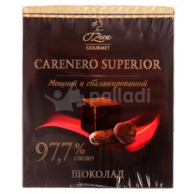 Шоколад O, Zera 90г в кубиках 97,7% какао