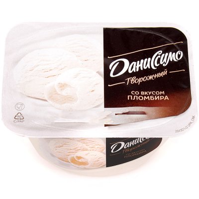 Даниссимо 130г Десерт молочный пломбир Danone