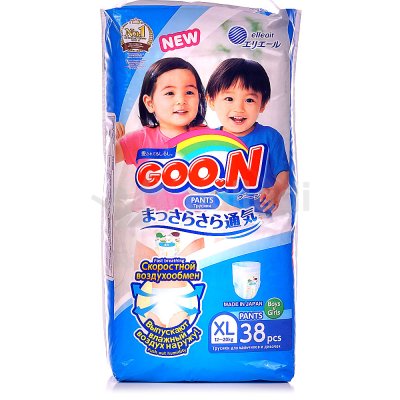 УД Трусики GOON для детей XL 12-20кг 38шт