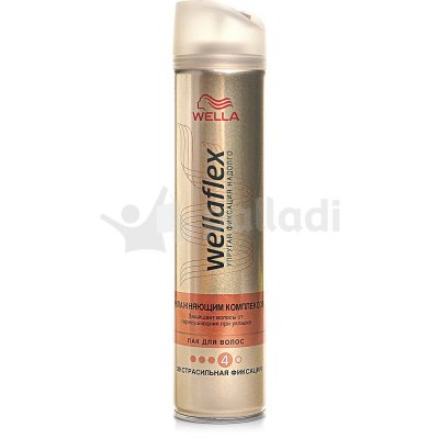 Лак WELLAFLEX для волос с увлажняющим комплексом Экстрасильная фиксация 250 мл