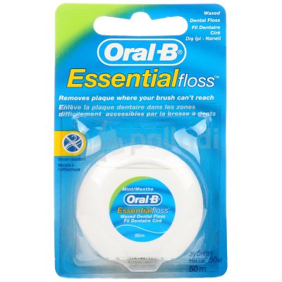 Зубная нить ORAL-B Essential floss мятная 50м