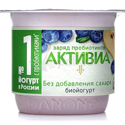 Йогурт Активия 130г груша-черника