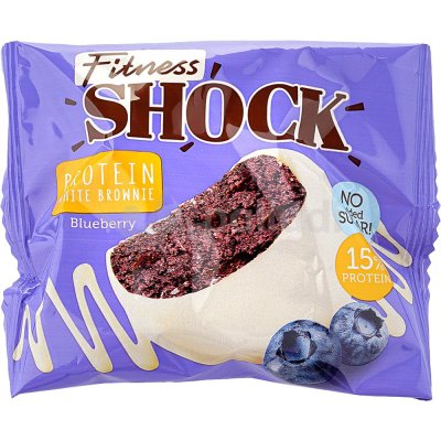 Бисквит Fitnes SHOCK 50г брауни черника