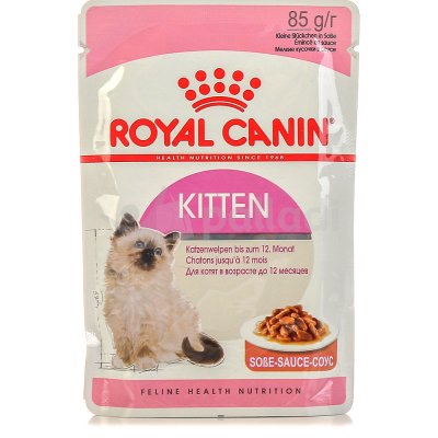Royal Canin Kitten Instinctive Корм для котят и беременных кошек в соусе 85г 