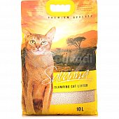 Наполнитель для кошек комкующийся SAVANNA без запаха 10л 54987