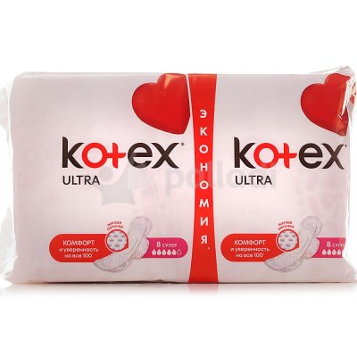 Прокладки гигиенические KOTEX Ultra супер 16шт
