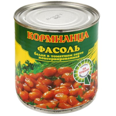 Фасоль Кормилица 425г белая в томате Срок до 02.11.17г