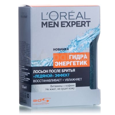 Срок до 30.12.20г Лосьон после бритья L`OREAL Ледяной Эффект 100мл
