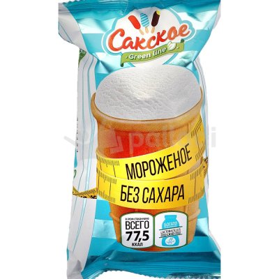 Мороженое Сакское мороженое без сахара 80г с пробиотиками