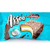 Пирожное Assoo 40г маршмеллоу и кокос