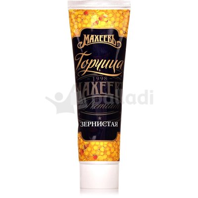 Горчица Махеев Зернистая 100г туба