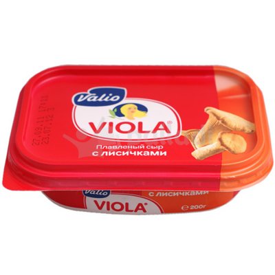 Сыр Viola 200г с лисичками ванночка