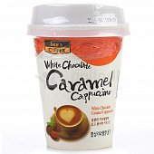 Кофе Cappuccino white chocolate caramel 25г стакан
