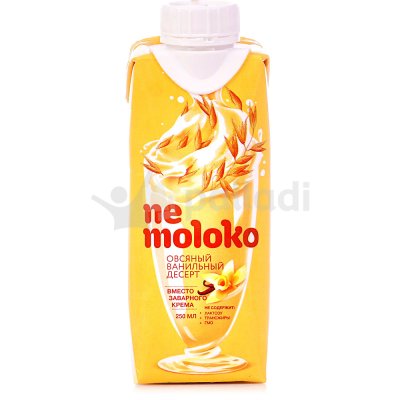 Напиток овсяное Ne Moloko 0,25л ванильный десерт