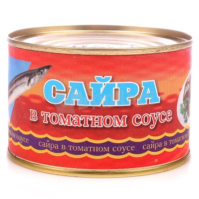 Сайра натуральная 250г в томатном соусе Сакура