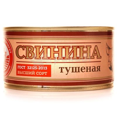 Свинина тушеная Кубаньконсерв 325г в/с ГОСТ 32125-2013