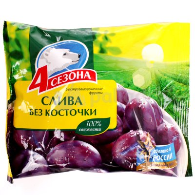 4 сезона Слива без косточки 300гр