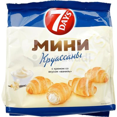Мини Круассан 7 Days 176г крем ваниль