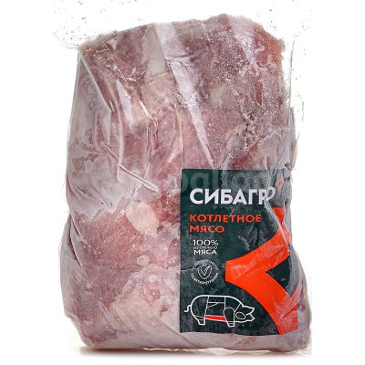 Котлетное мясо Сибагро 1,85кг