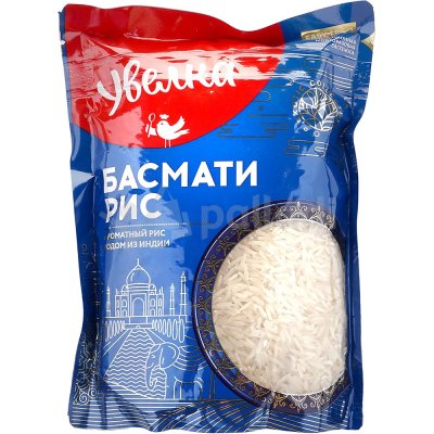 Крупа Увелка 500г Рис Басмати 1/12
