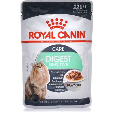 Royal Canin Digest Sensitive Корм для взрослых кошек в соусе 85г 
