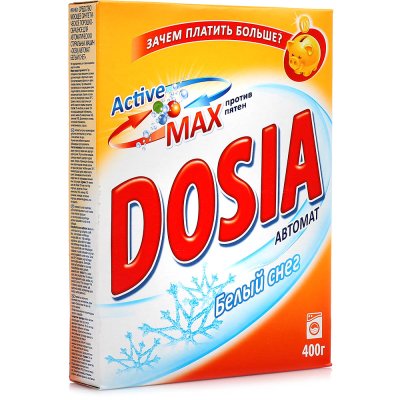 УД Стиральный порошок DOSIA Белый Снег 400гр