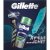 Набор подарочный Гель для бритья GILLETTE Успокаивающий 75мл+Бритва MACH3 TURBO