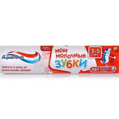 Зубная паста AQUAFRESH Мои молочные зубки от 3-5лет 50мл