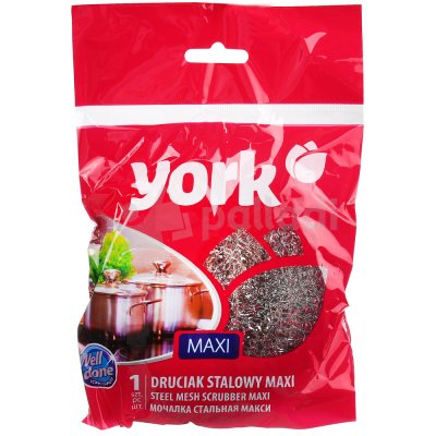 Губка для посуды YORK  из нержавеющей стали MAXI 