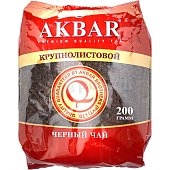 Чай Akbar Gold 200г черный крупнолистовой