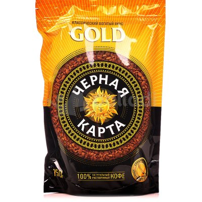 Кофе Черная карта 150гр Gold м/у