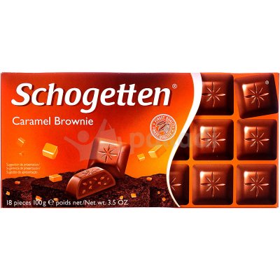Шоколад Schogetten 100г молочный карамельное пирожное