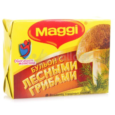 Maggi кубик 10г Бульон с лесными грибами  