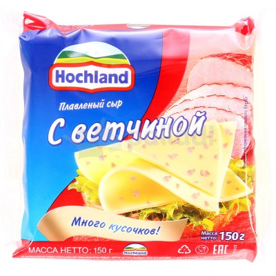 Сыр плавленый Хохланд 150г ветчина 