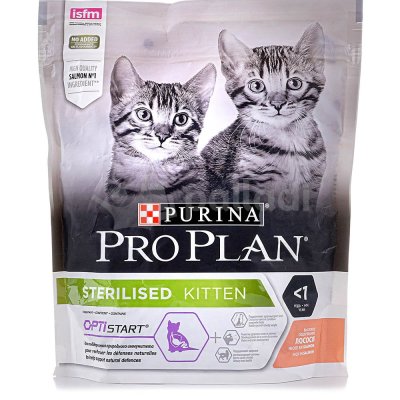 Корм Purina Pro Plan 400г для стерилизованных котят лосось 