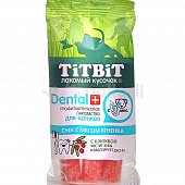 Лакомство для собак Dental+ снек с мясом ягненка TiTBiT 30г для средних пород